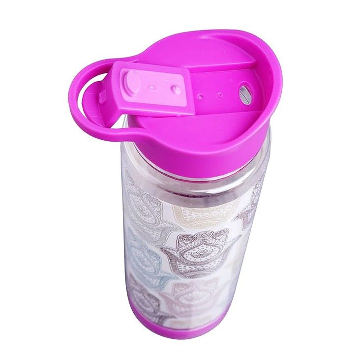 Plastic Color Water Bottle With Fruit Infuser