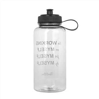 Flixkun ta 'l-Ilma Tritan ta' 1000ml Kapaċità Kbira Take Away Flixkun tax-Xorb tal-plastik B'Għatti Teleskopiku Logo Personalizzat